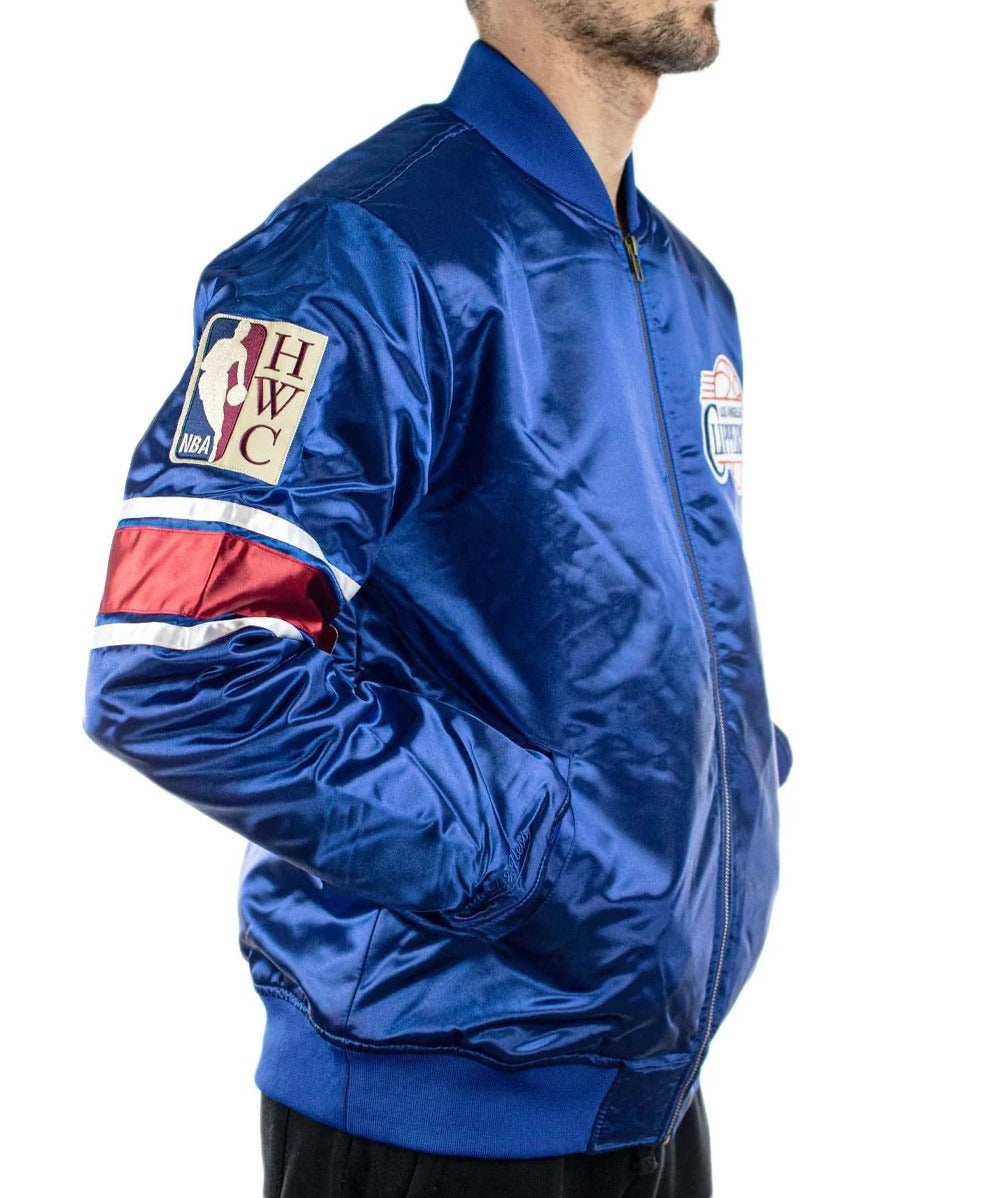 Los Angeles Clippers NBA Heavyweight Satin Jacket WorthVee