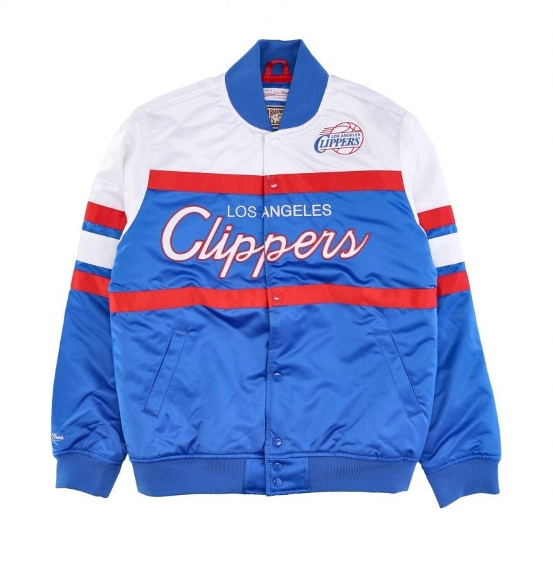 Los Angeles Clippers Special Script Heavyweight Satin Jacket WorthVee