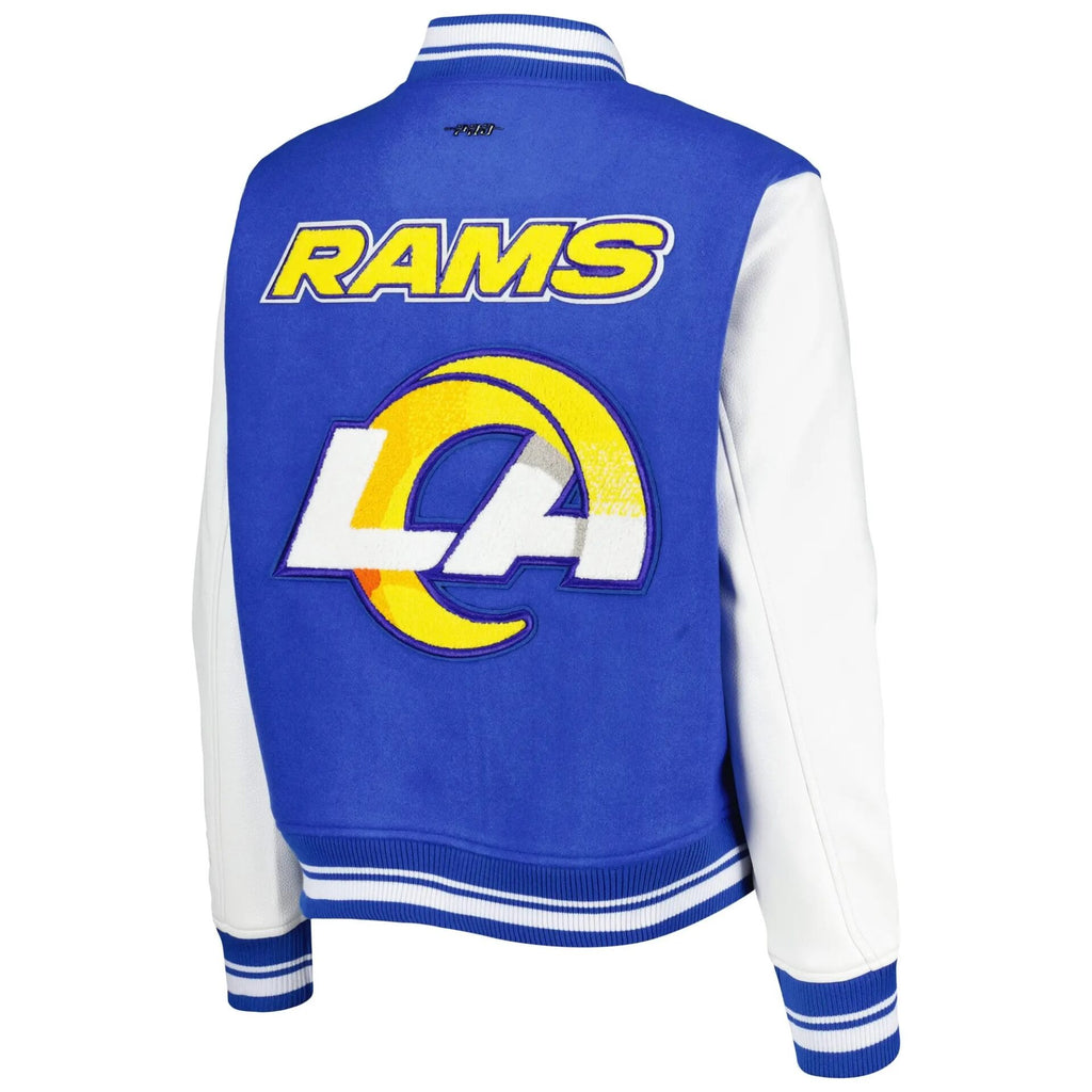 Los Angeles Rams Mash Up Super Bowl Varsity Jacket WorthVee