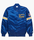 Los Angeles Rams Royal Blue Satin Jacket WorthVee