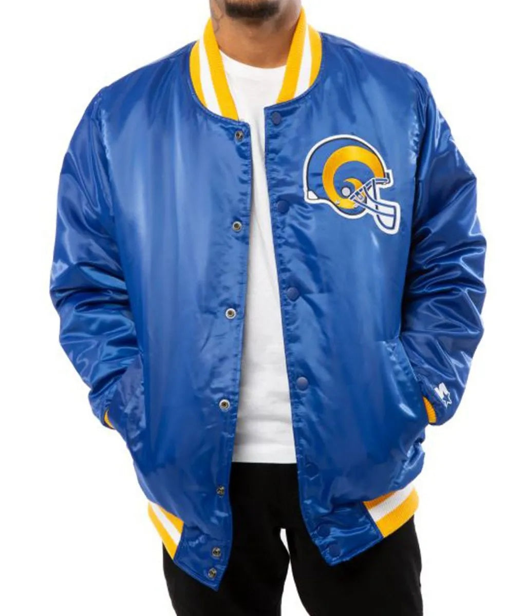 Los Angeles Rams Starter Satin Jacket WorthVee
