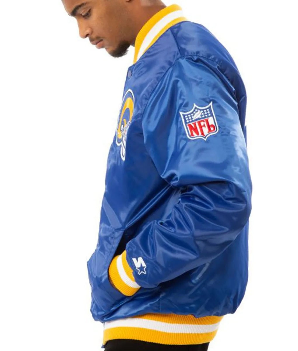 Los Angeles Rams Starter Satin Jacket WorthVee