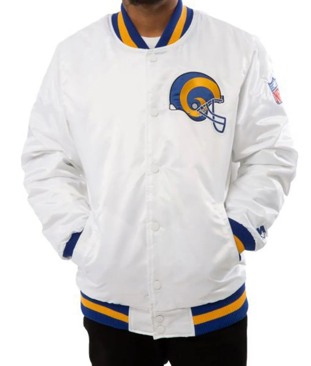 Los Angeles Rams Starter Satin Jacket WorthVee