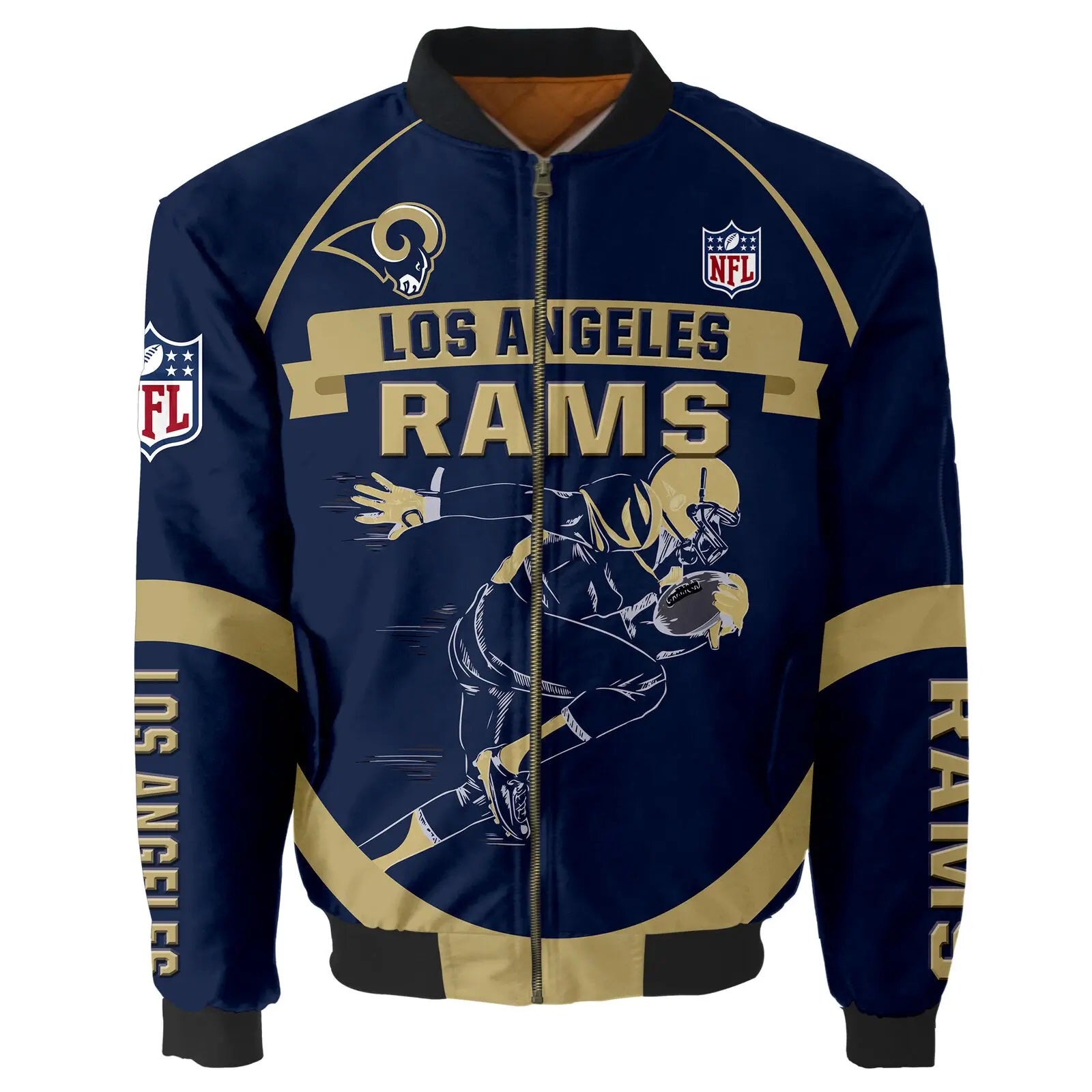 Los Angeles Rams Team Players Varsity Jacket WorthVee