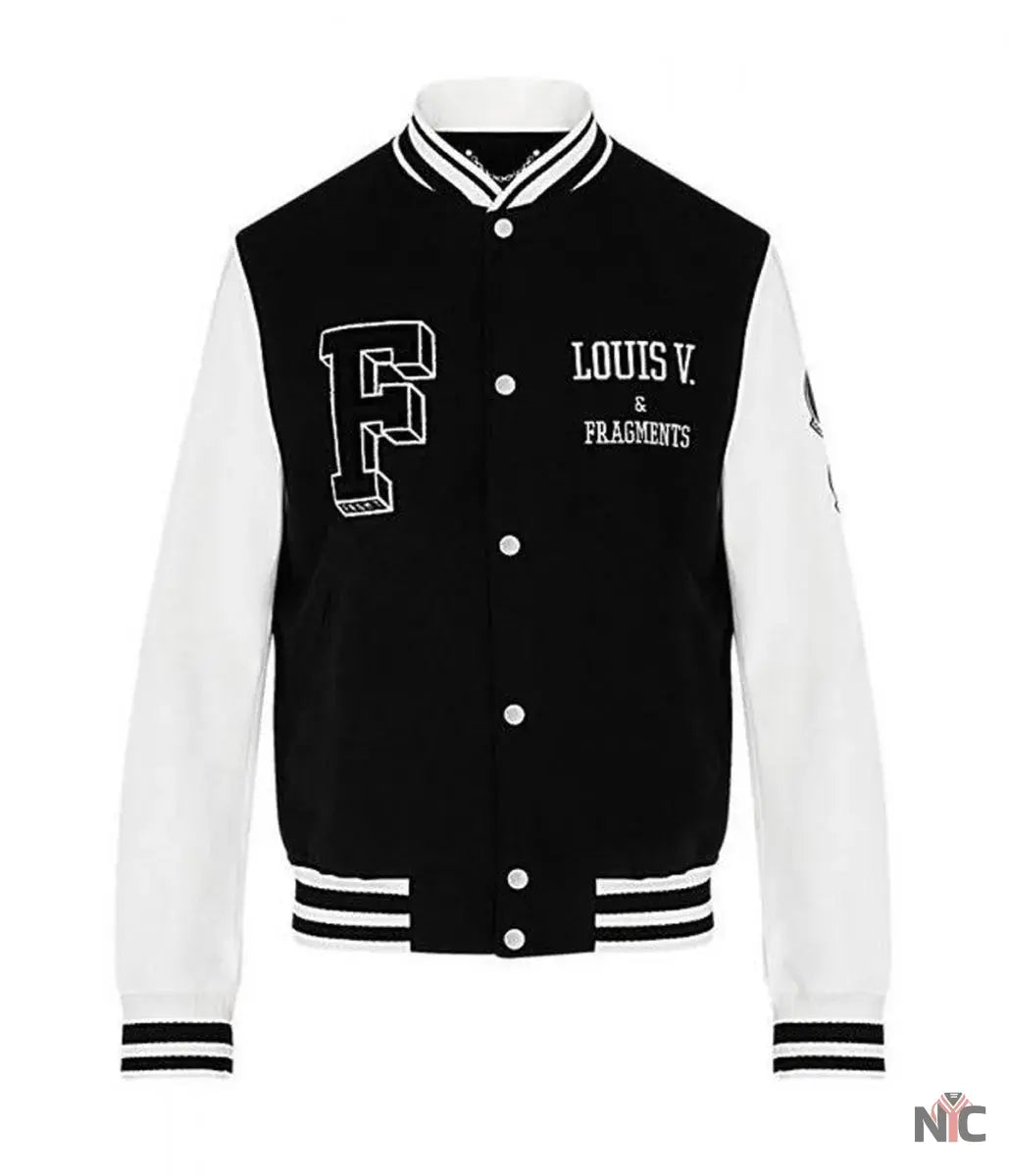 Louis Vuitton Fragment Letterman Varsity Jacket Clanton Jacket