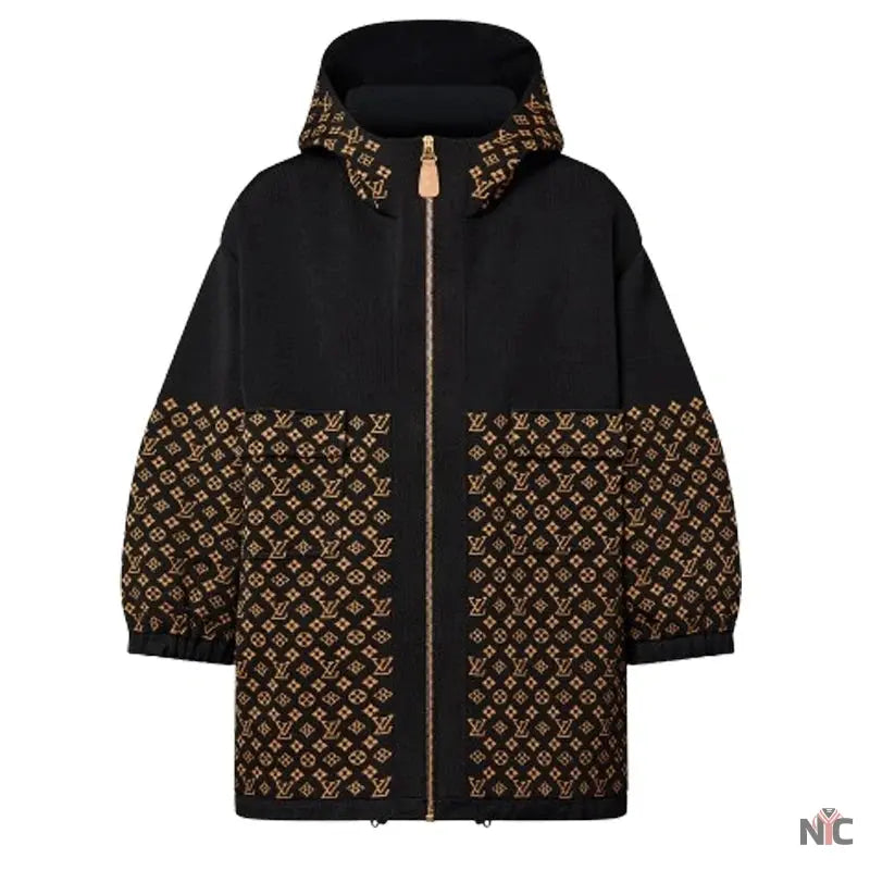 Louis Vuitton Monogram Jacquard Knit Jacket Clanton Jacket
