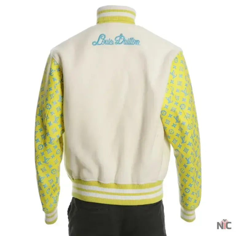 Louis Vuitton Monogram Playground Varsity Blouson Jacket Clanton Jacket