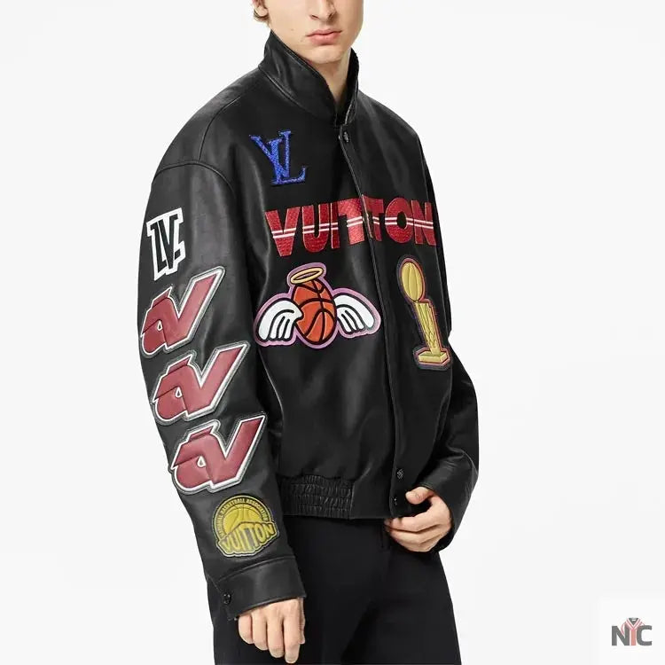 Louis Vuitton X NBA Logos Hero Jacket Clanton Jacket