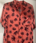 Love Hotel S01 Black Palm Print Shirt