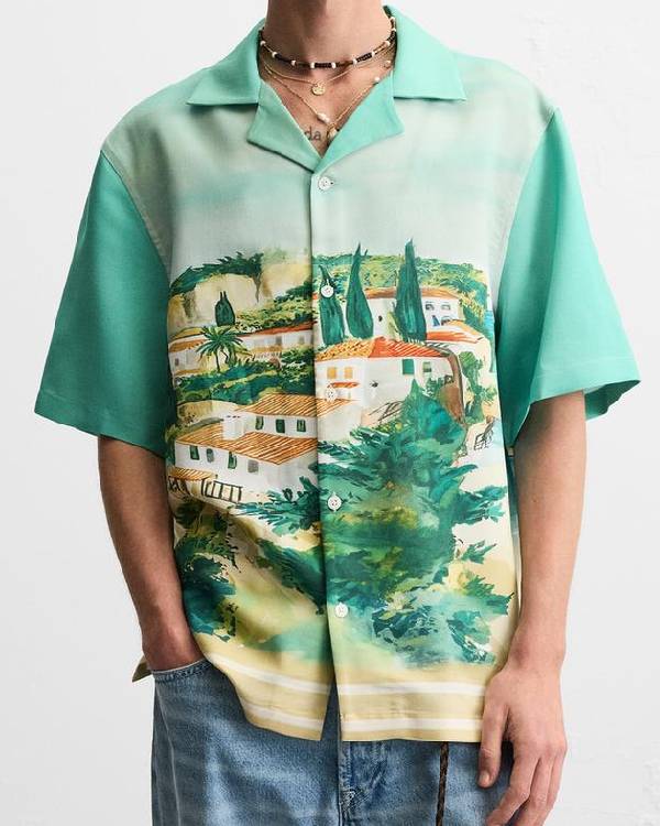 Love Island UK Boris Vidovic Printed Shirt Clanton Jacket