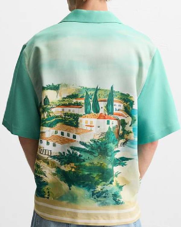 Love Island UK Boris Vidovic Printed Shirt Clanton Jacket