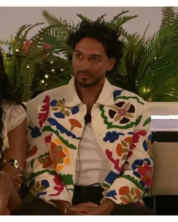 Love Island UK S11 Munveer Jabbal Printed Jacket Clanton Jacket