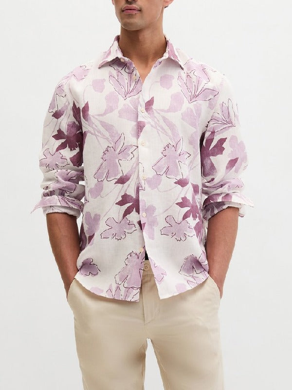 Love Island UK S13 Samraj Toor Floral Print Shirt WorthVee