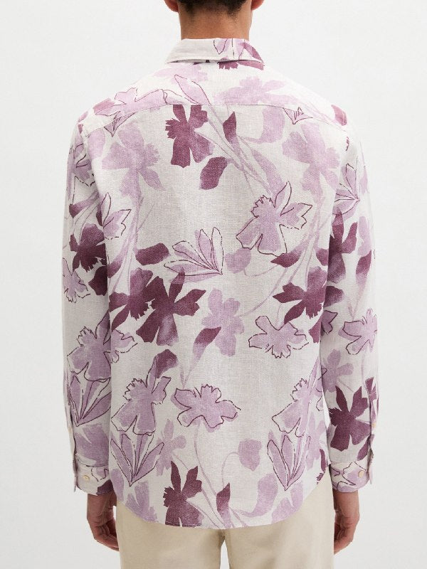 Love Island UK S13 Samraj Toor Floral Print Shirt WorthVee