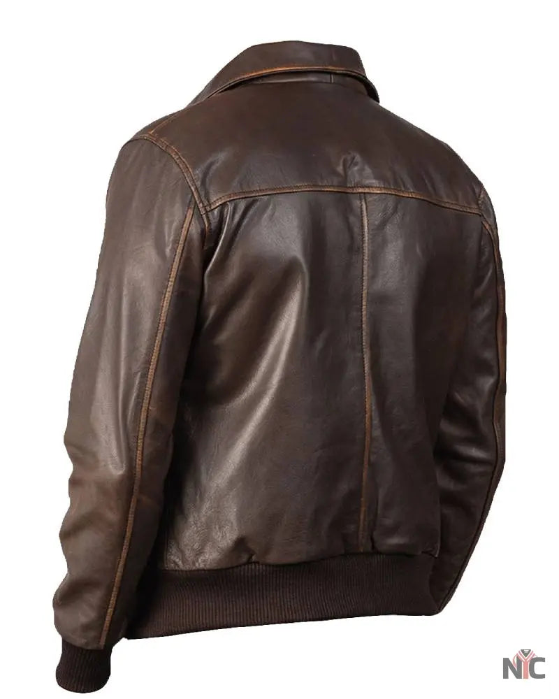 Luis Bomber Leather Jacket Clanton Jacket