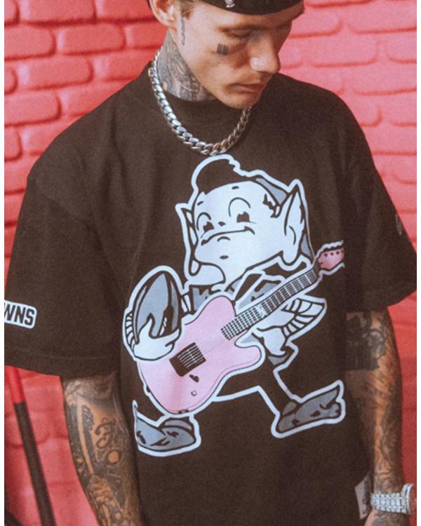 MGK x Cleveland Browns Black T-Shirt Shopotiny