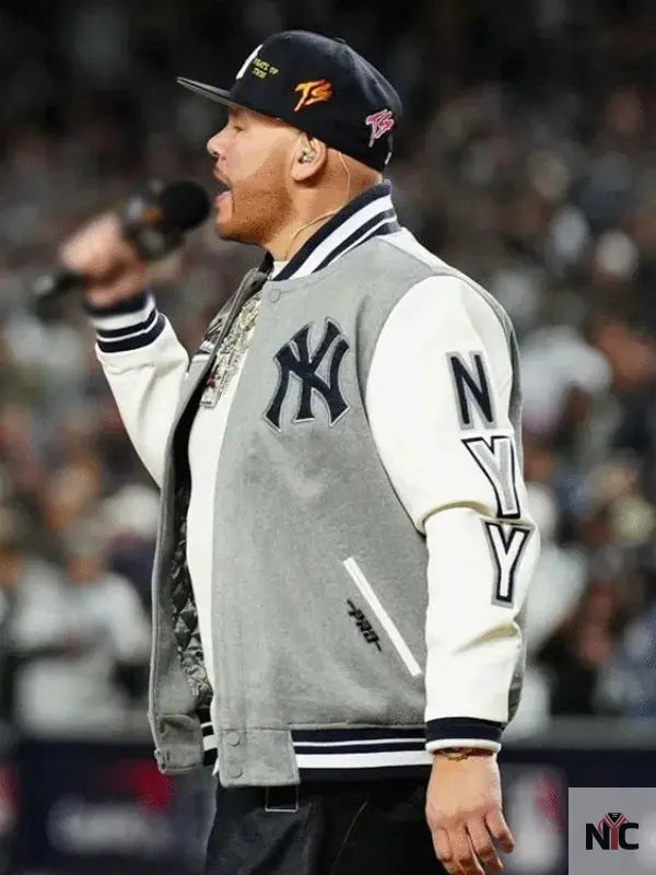 MLB Fat Joe New York Yankees Varsity Jacket Clanton Jacket