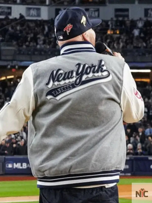 MLB Fat Joe New York Yankees Varsity Jacket Clanton Jacket