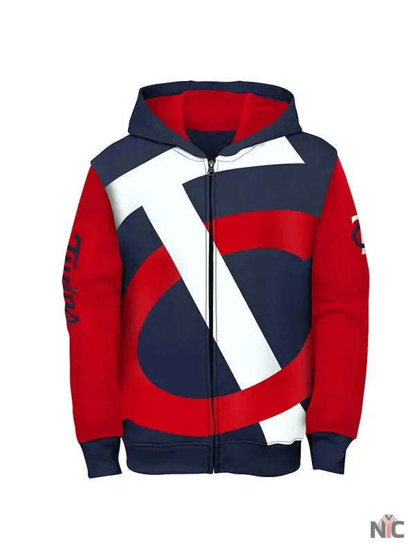 MLB Minnesota Twins Cotton Hooded Jacket Clanton Jacket