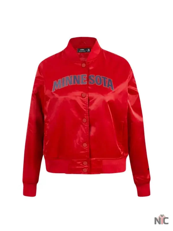 MLB Minnesota Twins Satin Varsity Jacket Clanton Jacket
