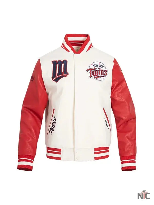 MLB Minnesota Twins Wool Varsity Jacket Clanton Jacket