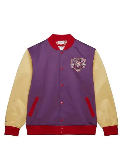 MLS Orlando City SC 10th Anniversary Purple Satin Jacket Clanton Jacket