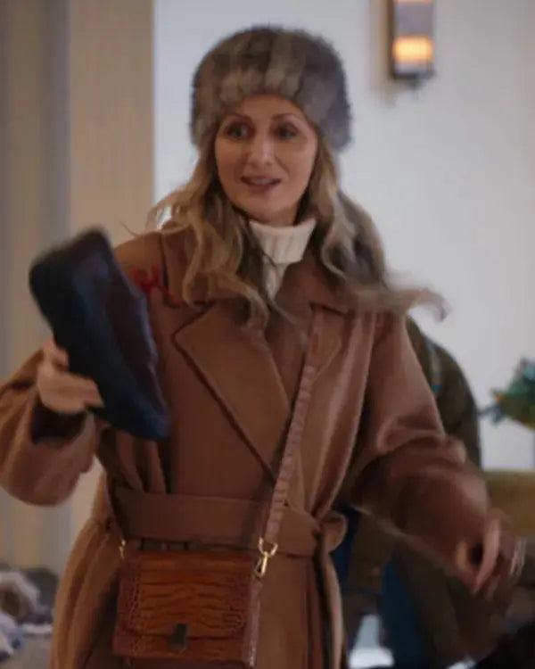 Man Vs Baby S01 Brown Wrap Coat WorthVee