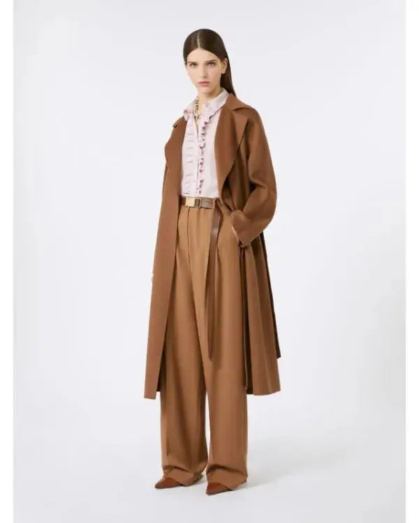 Man Vs Baby S01 Brown Wrap Coat WorthVee