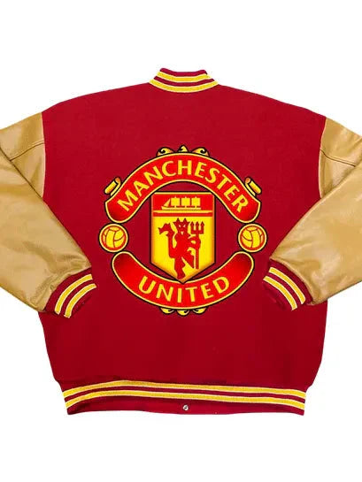 Manchester United F.C. Wool Varsity Jacket Clanton Jacket