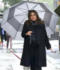 Mariska Hargitay Law And Order SVU S27 Black Coat USA Jackets