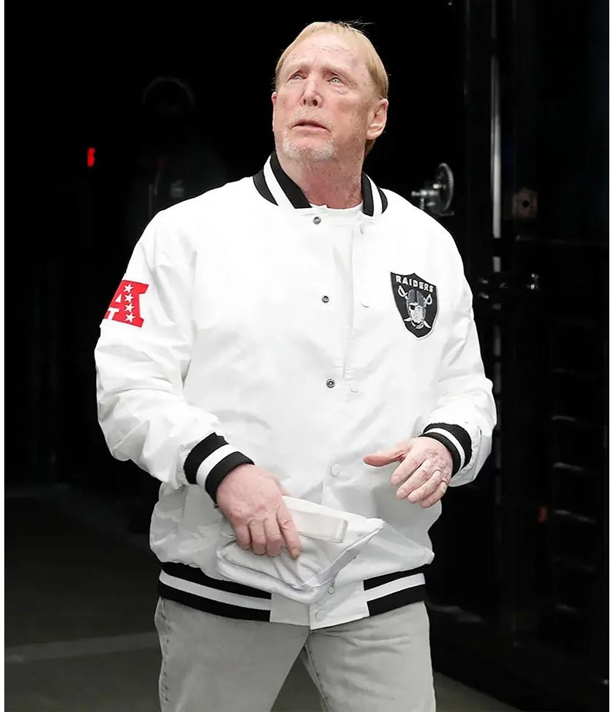 Mark Davis Las Vegas Raiders Jacket WorthVee