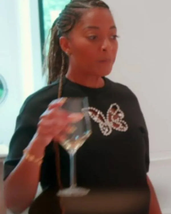 Married to Medicine Toya Bush-Harris Butterfly Cutout T-Shirt