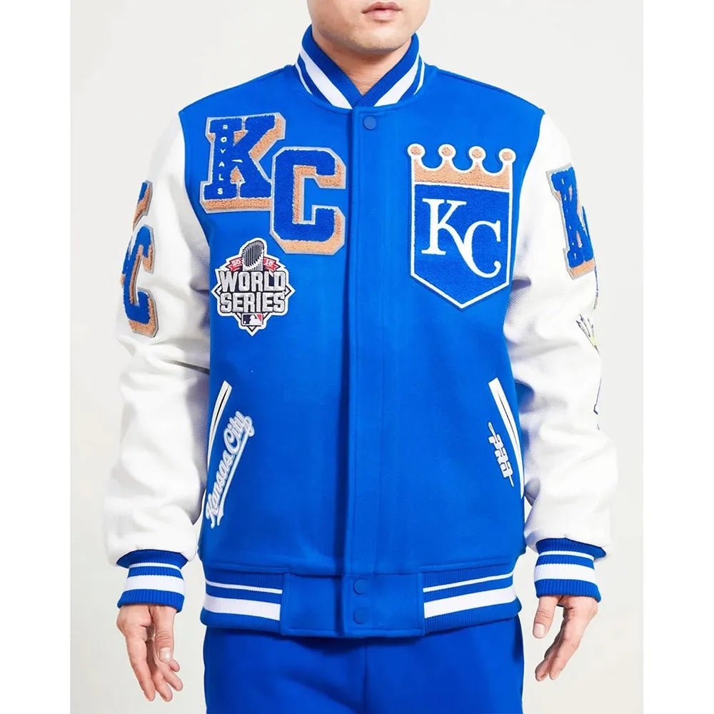 Mashup Kansas City Royals Varsity Jacket WorthVee