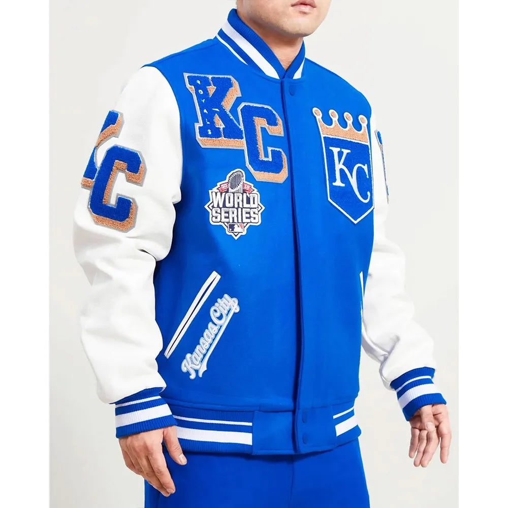 Mashup Kansas City Royals Varsity Jacket WorthVee