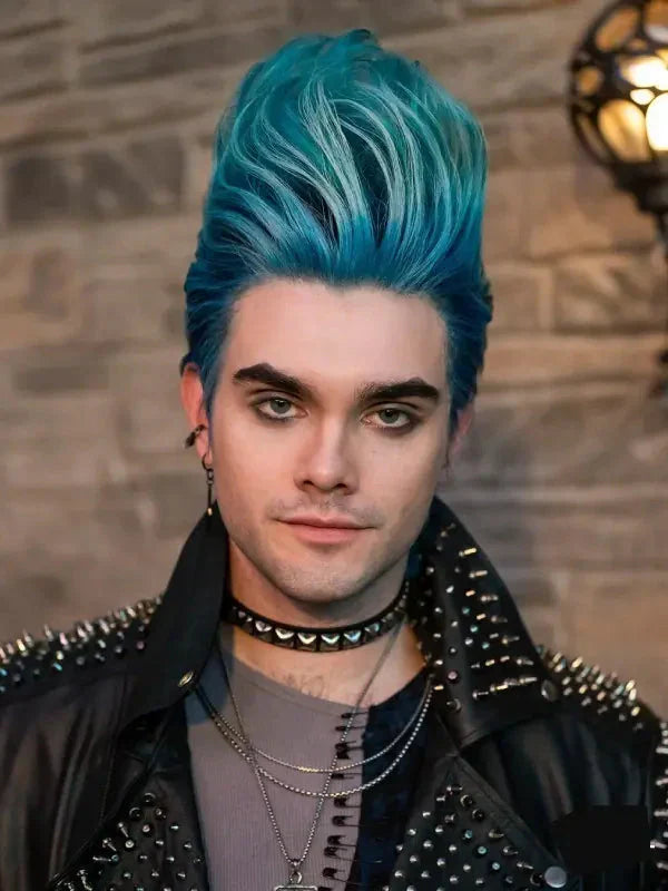 Descendants: The Rise of Red 2024 Hades Studded Leather Jacket Clanton Jacket