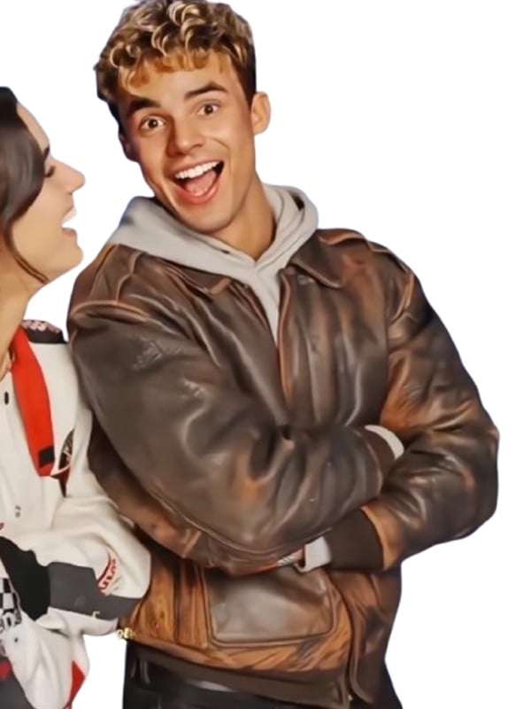 Matthew Broome My Fault London Distressed Leather Jacket Clanton Jacket