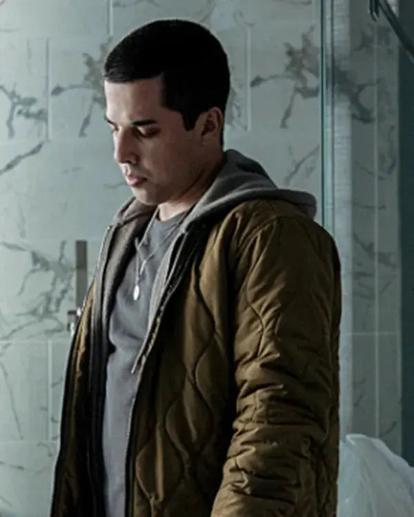 Mayor Of Kingstown S04 Derek Rivera Quilted Bomber Jacket WorthVee