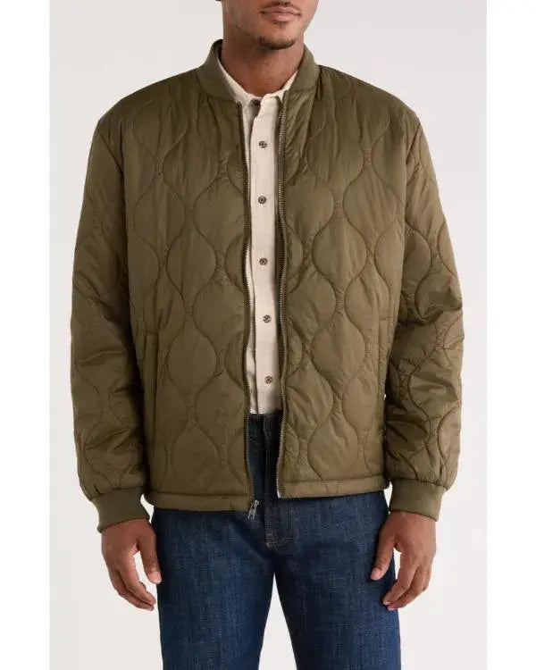 Mayor Of Kingstown S04 Derek Rivera Quilted Bomber Jacket WorthVee