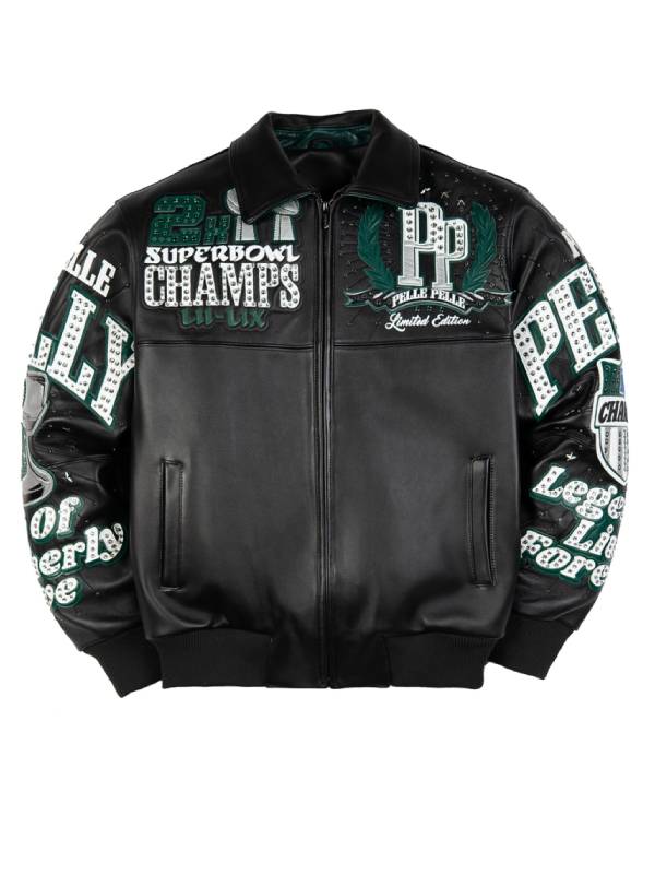 Meek Mill Eagles Leather Jacket WorthVee