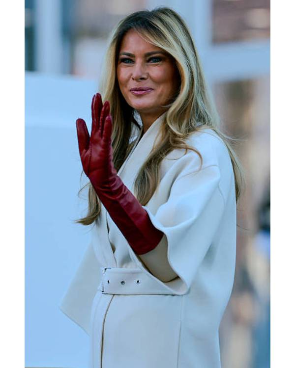 Melania Trump White House Christmas Tree Coat