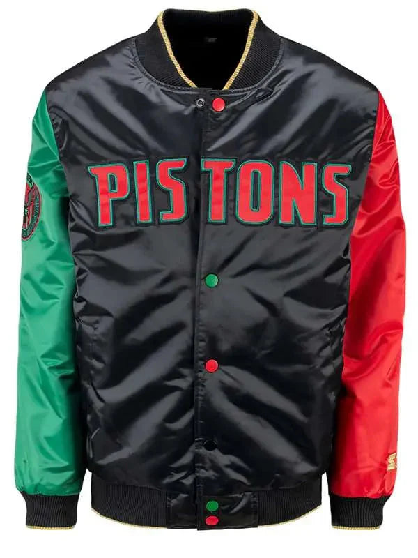 Men Detroit Pistons Varsity Jacket Shopotiny