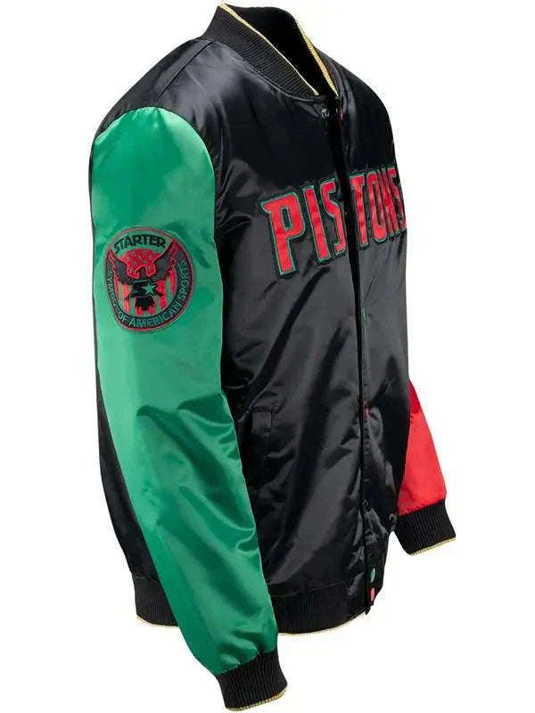 Men Detroit Pistons Varsity Jacket Shopotiny