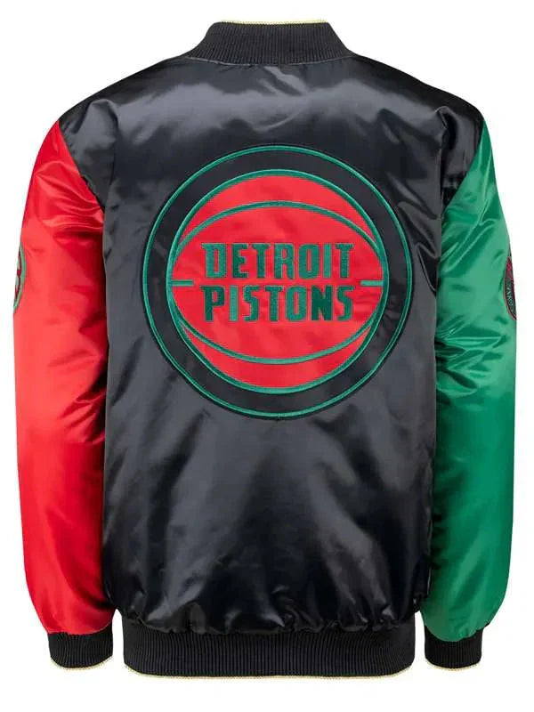 Men Detroit Pistons Varsity Jacket Shopotiny