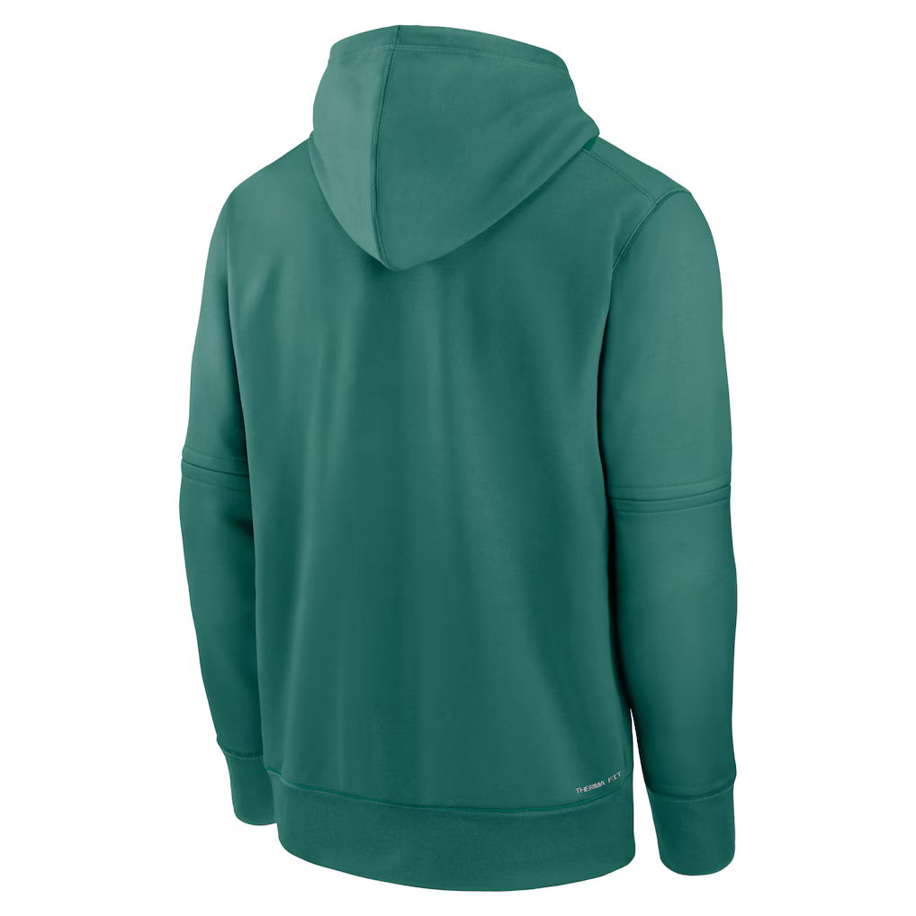 Men’s Boston Red Sox Nike Green 2025 Pullover Hoodie Clanton Jacket