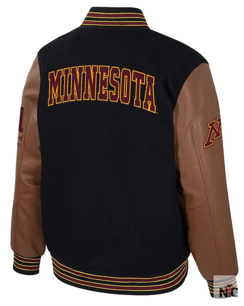 Men’s Letterman Full-Snap Varsity Jacket Clanton Jacket