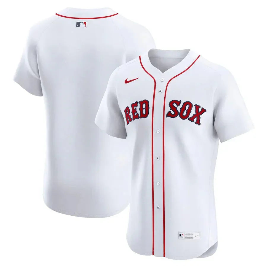 Men's Boston Red Sox Nike Red Alternate Elite Jersey Kansas Jacket