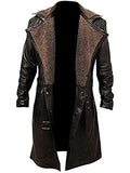 Men’s German WW2 Leather Trench Coat WorthVee