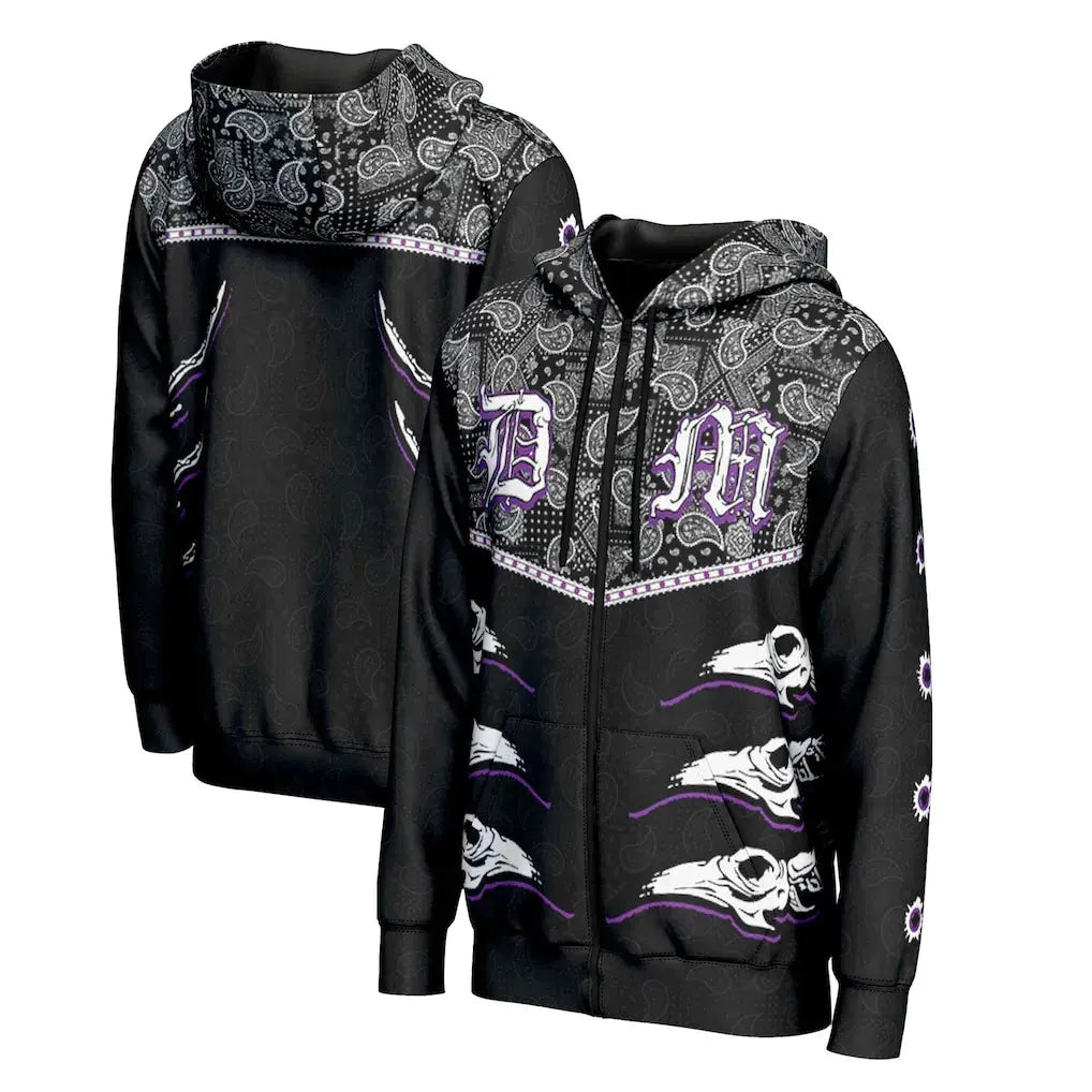 Men's ProSphere Black Dominik Mysterio Entrance Full-Zip Jacket WorthVee