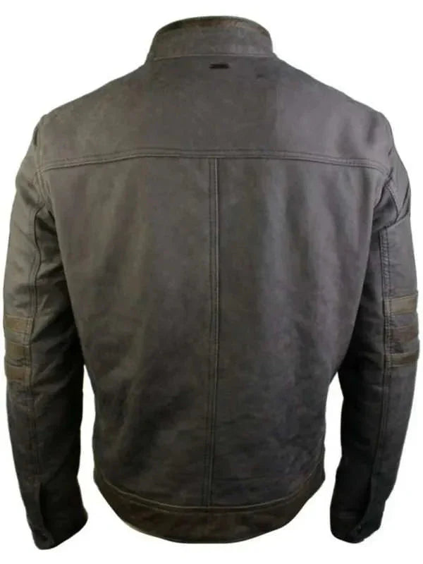 Men’s X-Men Origins Wolverine Brown Vintage Leather Jacket Shopotiny