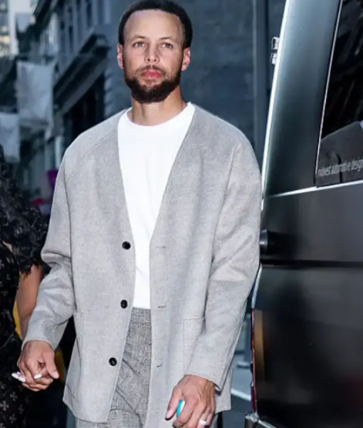 Stephen Curry NYC 2025 Cardigan USA Jackets